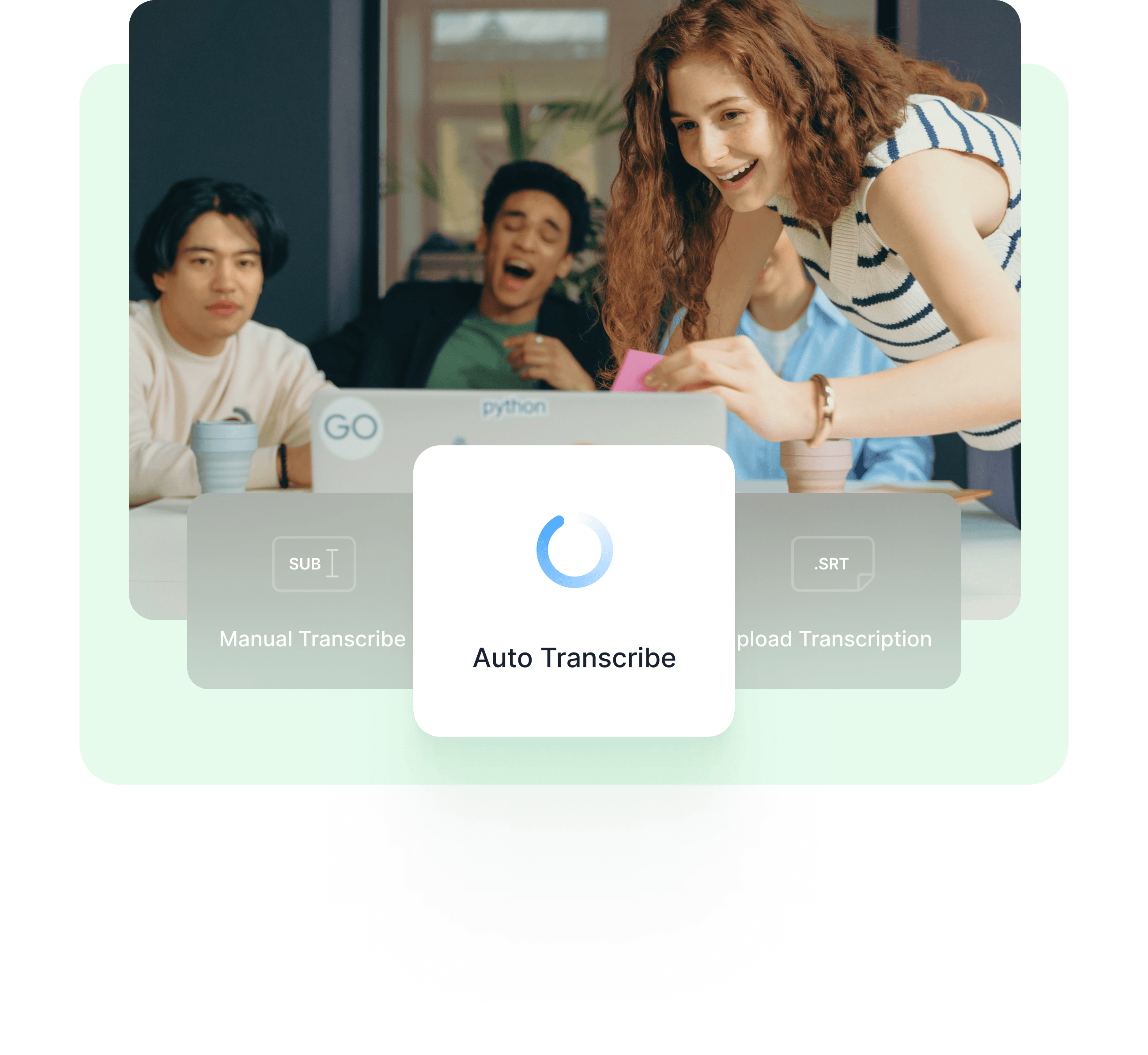 An affordable and reliable online transcription service