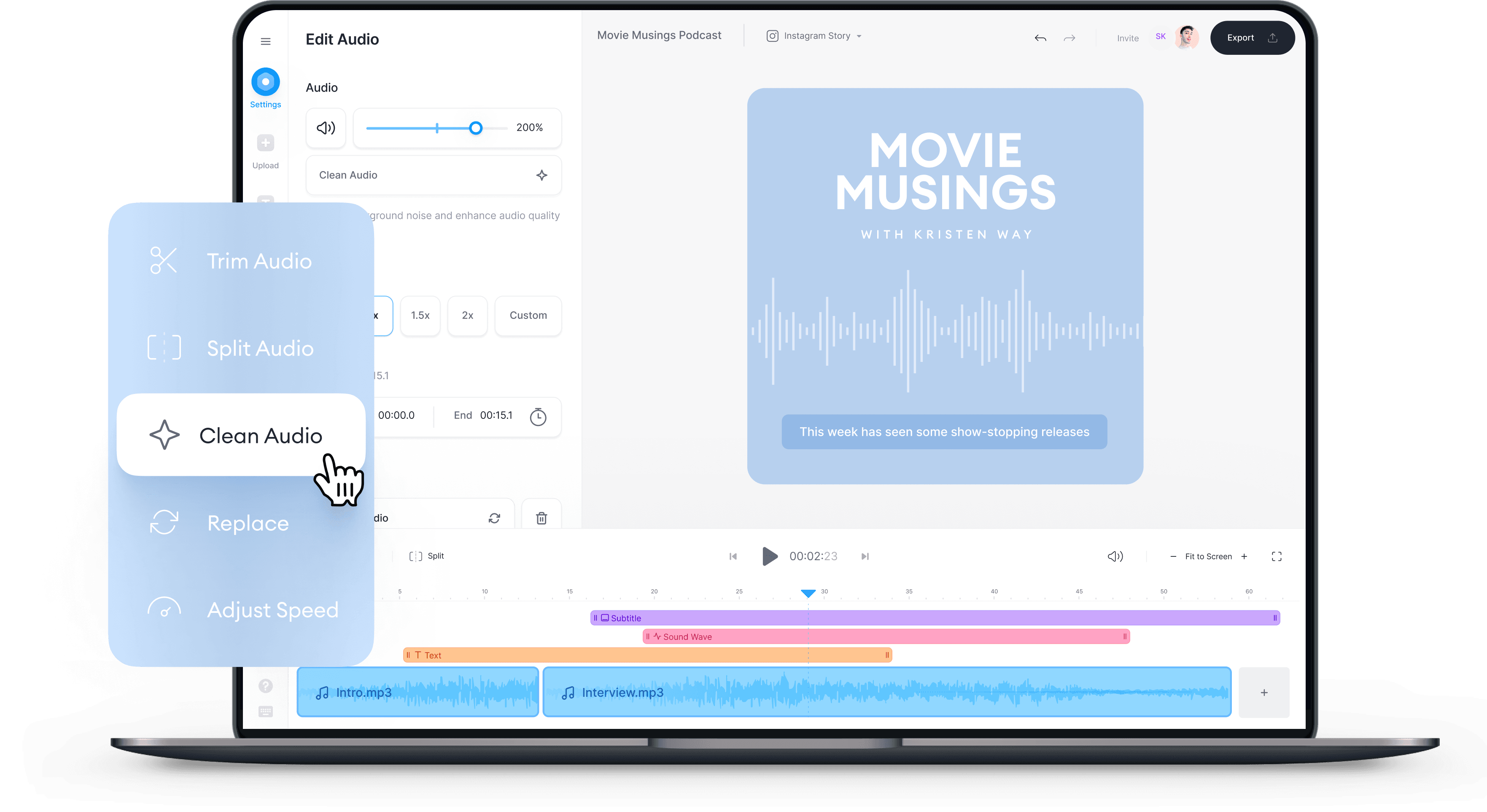 Audio editor