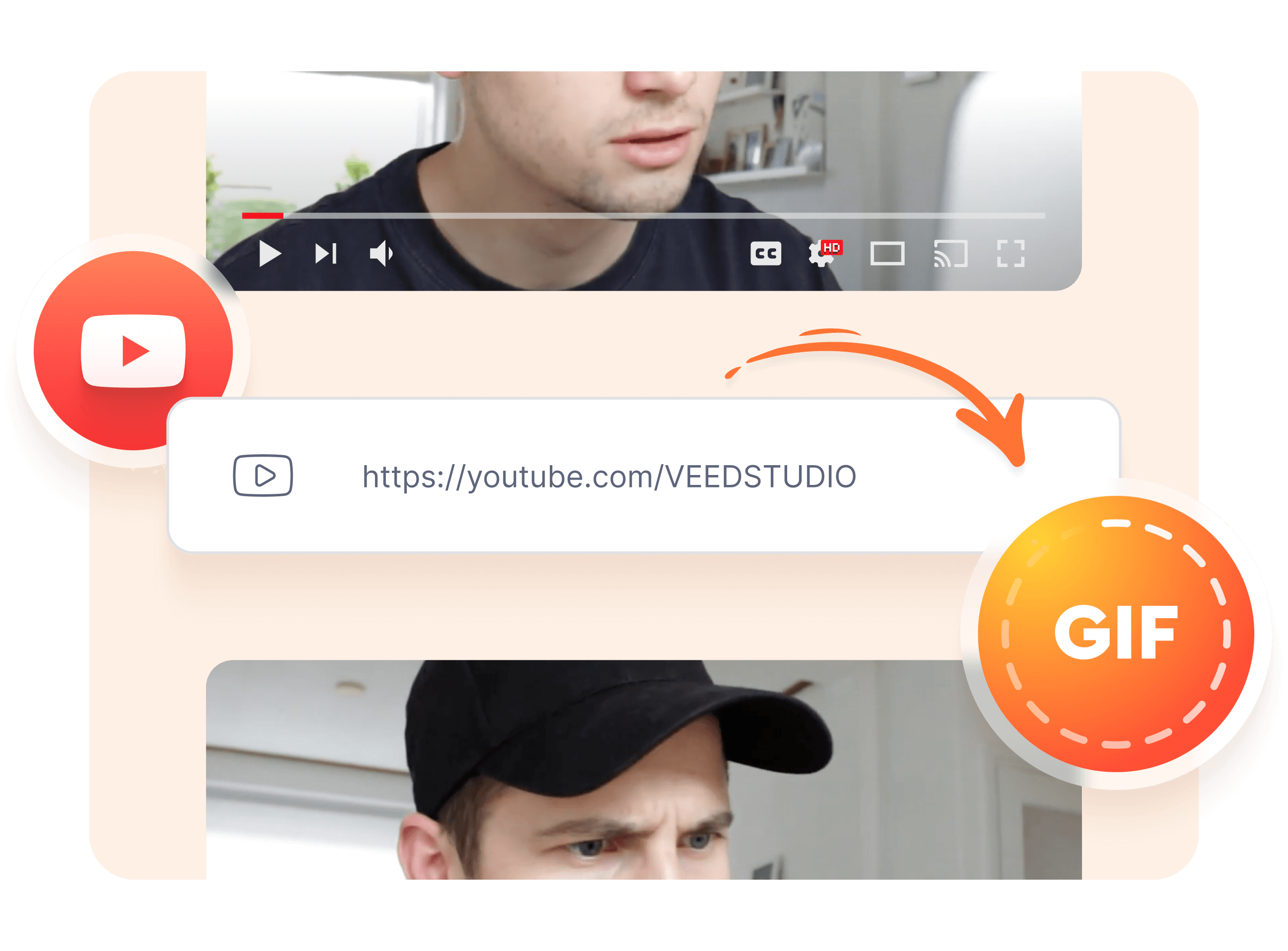 Create a GIF from YouTube videos 