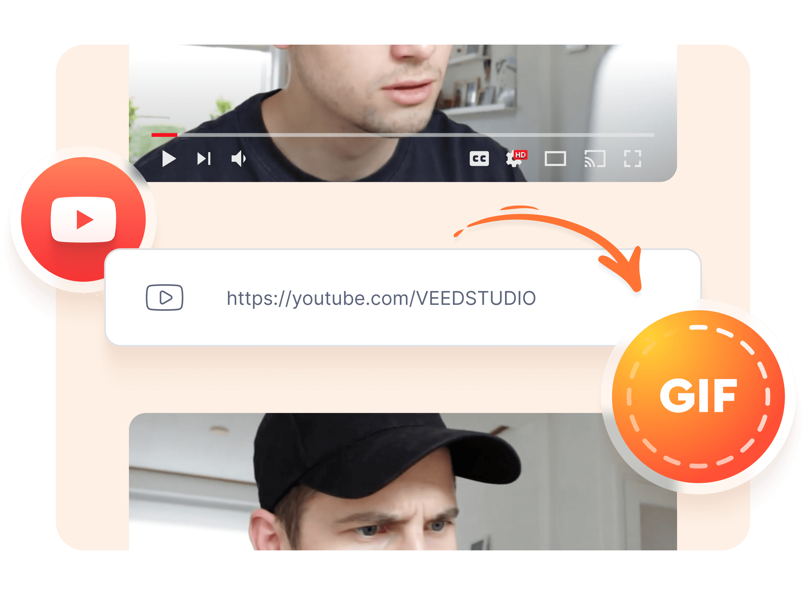 Create a GIF from YouTube videos 