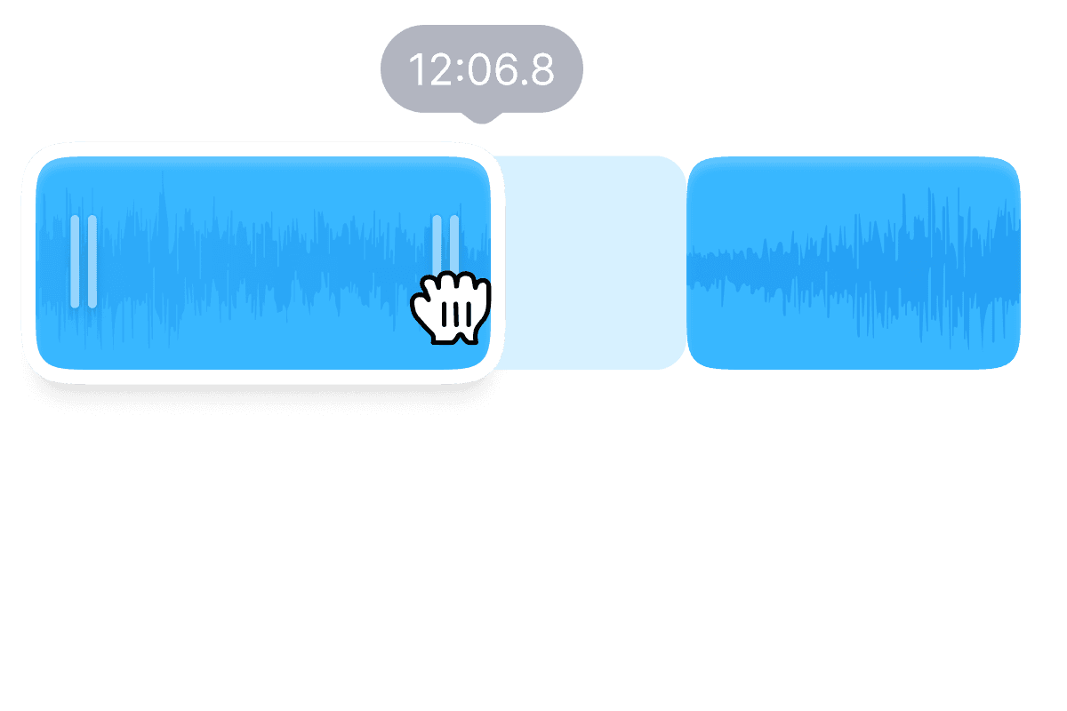 Edit your audio files
