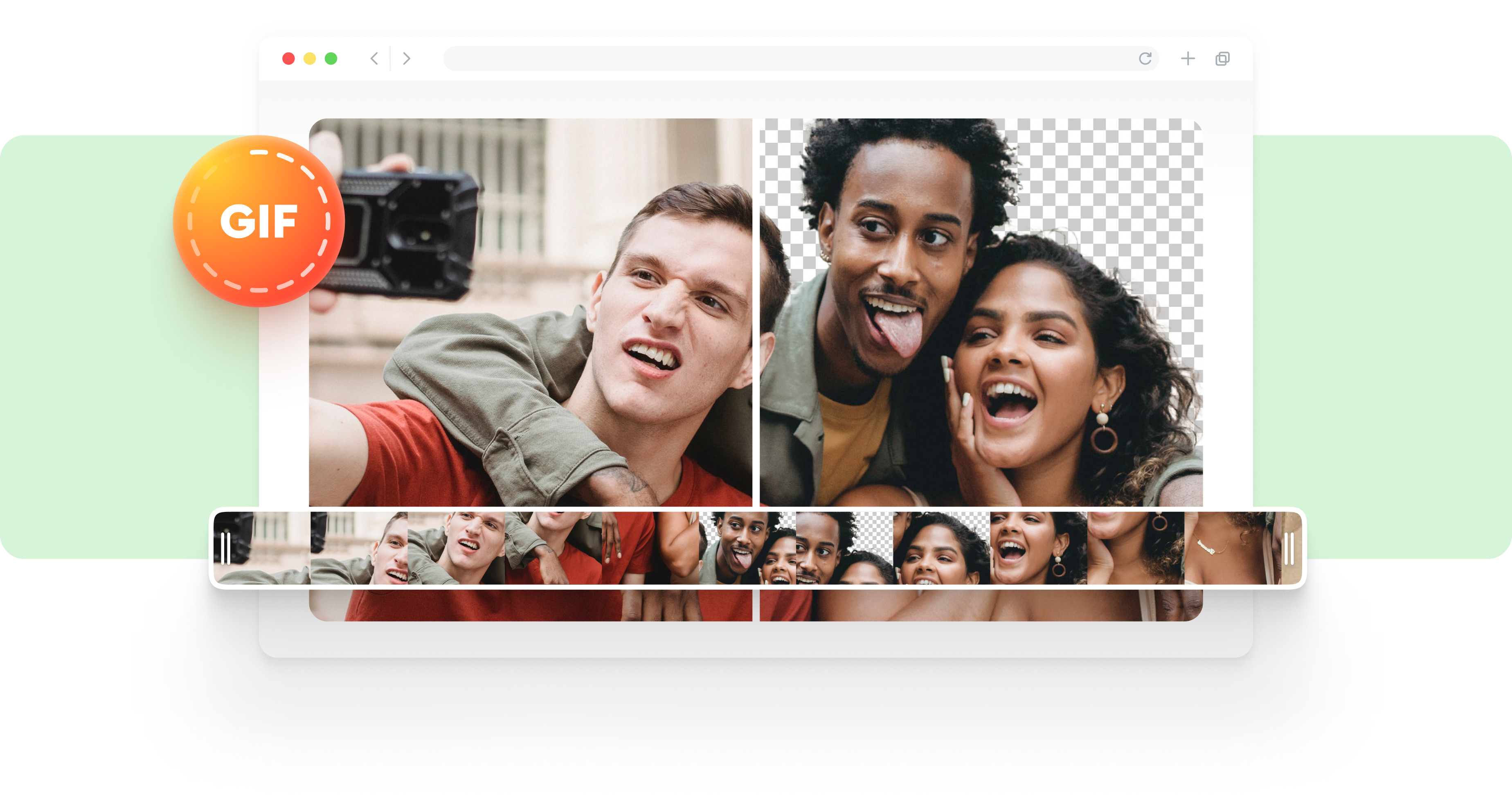 GIF Background Remover là công cụ hỗ trợ tuyệt vời cho việc tạo mẫu độc đáo và sáng tạo. Tạo hình ảnh đẹp kết hợp với khả năng loại bỏ phông nền trong ảnh GIF sẽ giúp cho trang web của bạn trở nên nổi bật và thu hút sự chú ý của khách hàng. Hãy xem hình ảnh liên quan để khám phá ví dụ về cách sử dụng công cụ này.