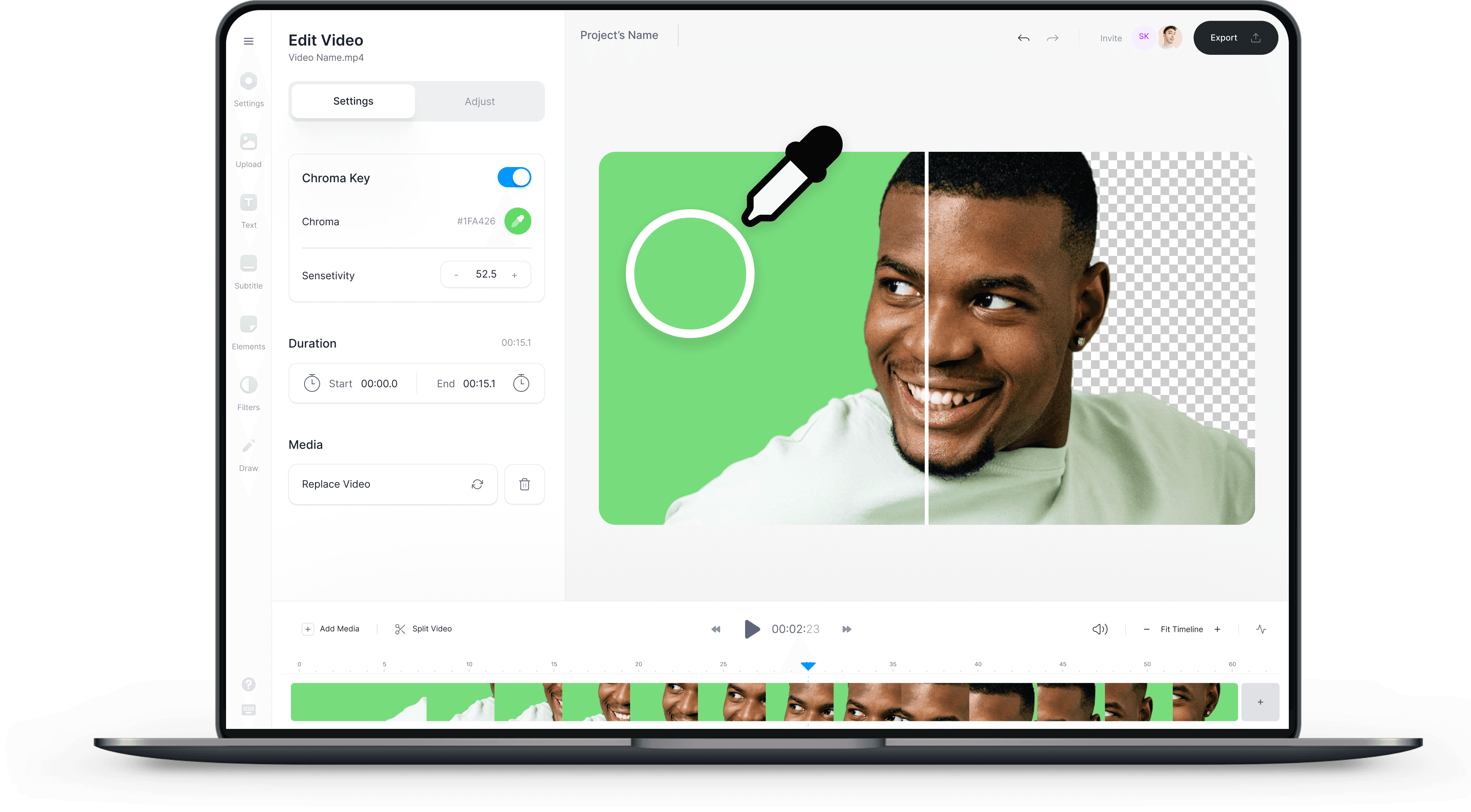 Green Screen Video Maker Edit Out Background VEED.IO