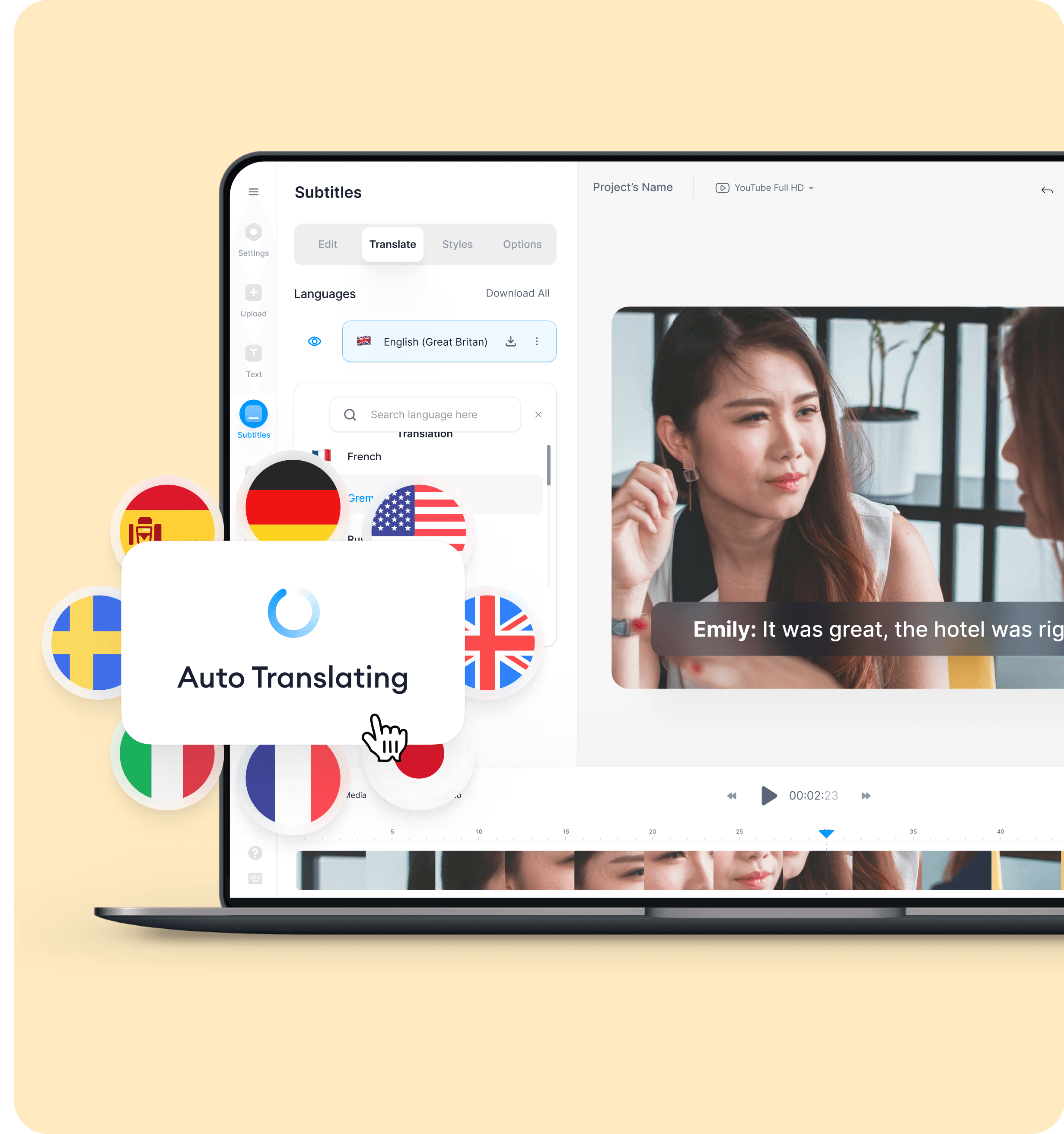 How to Auto Translate Audio to Text