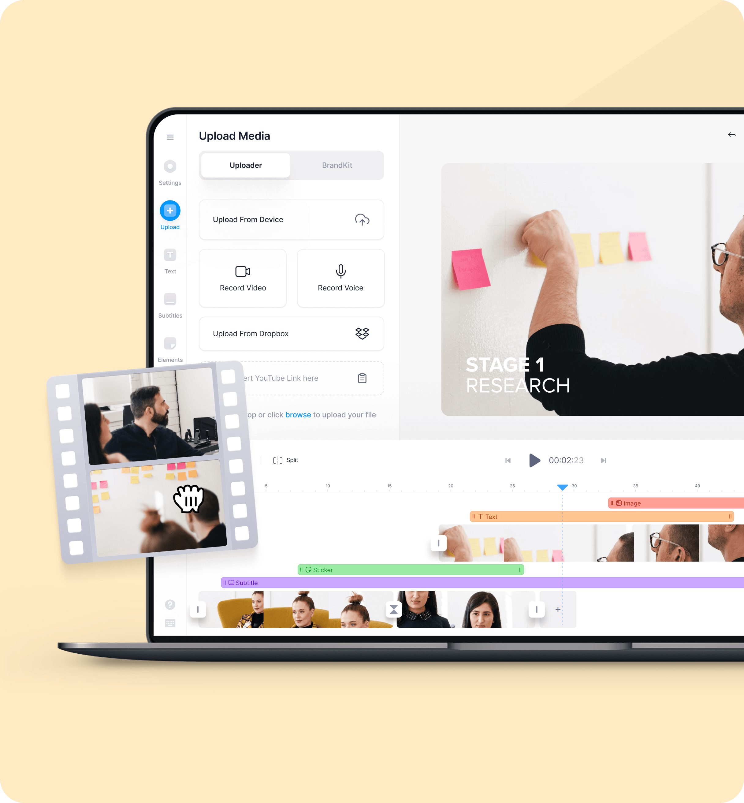 Free Online YouTube Slideshow Video Maker VEED.IO