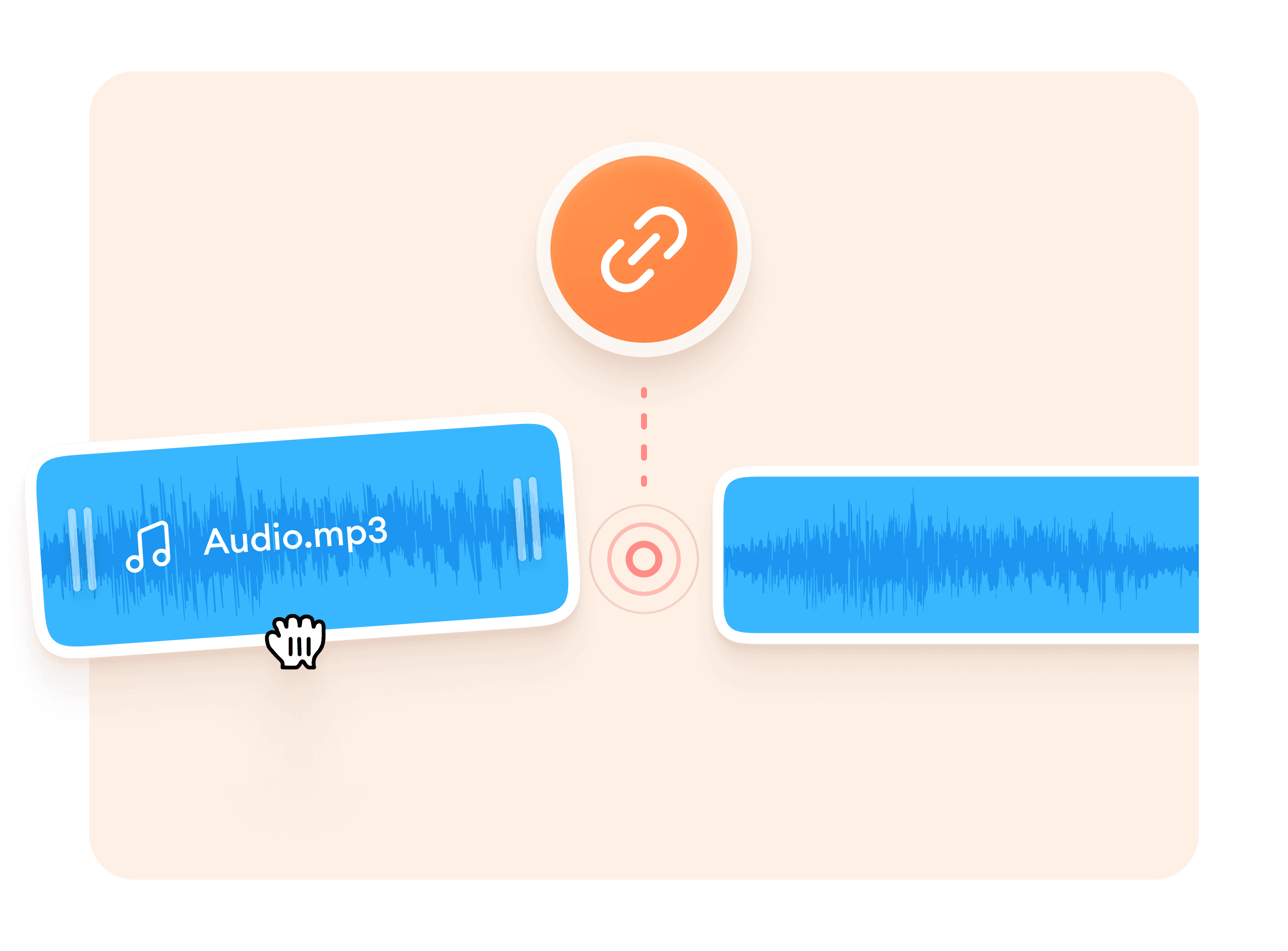 Join audio files online in minutes
