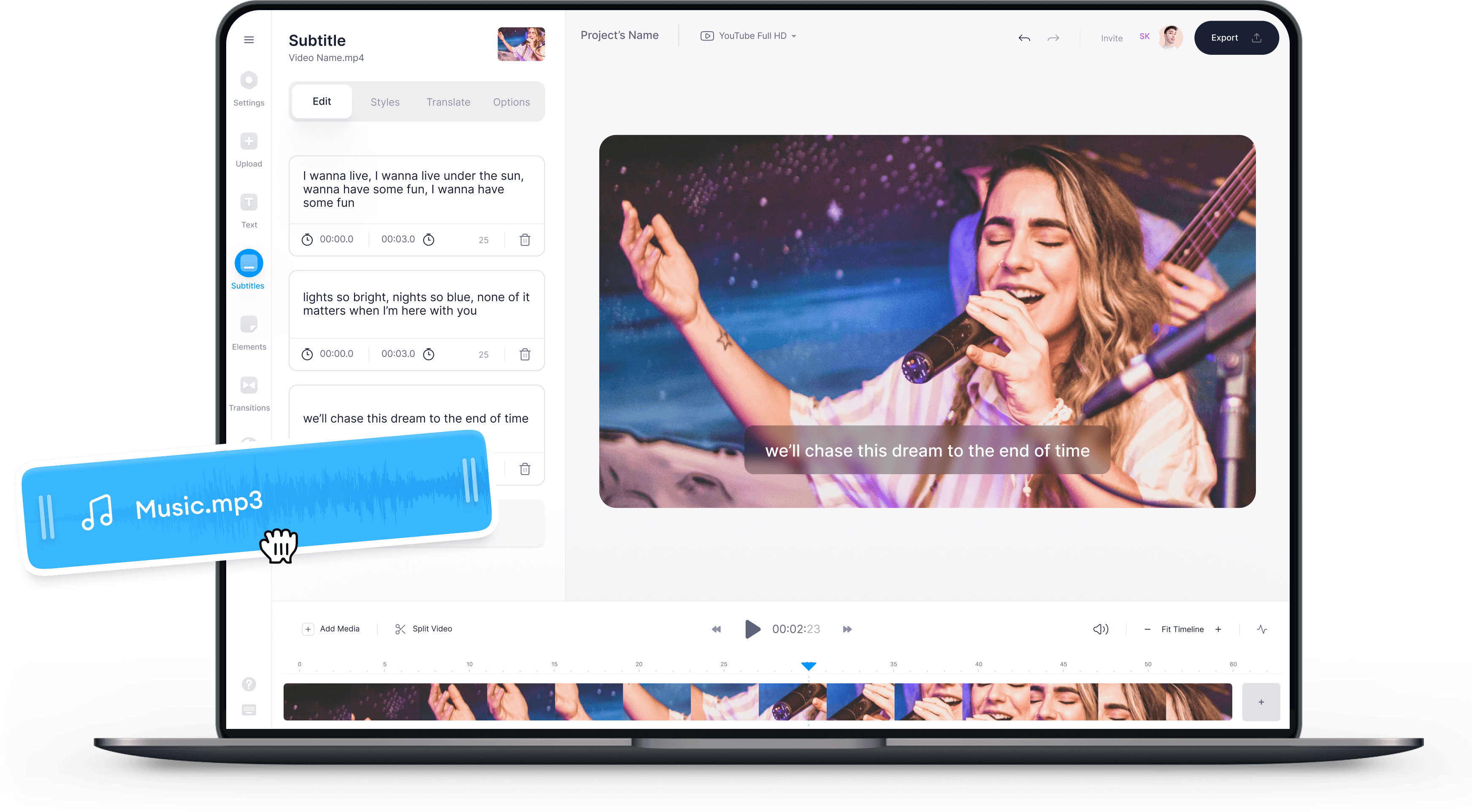 Lyric Video Maker