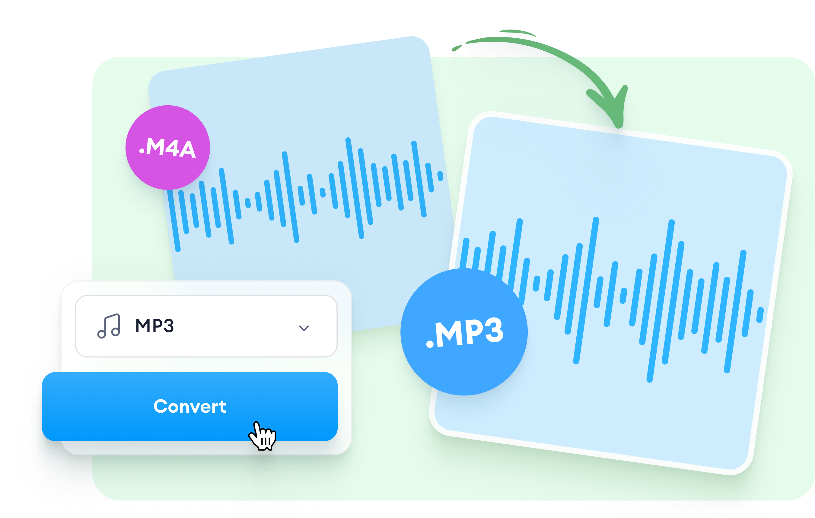 Free M4A to MP3 Converter Convert Audio Files Online VEED.IO