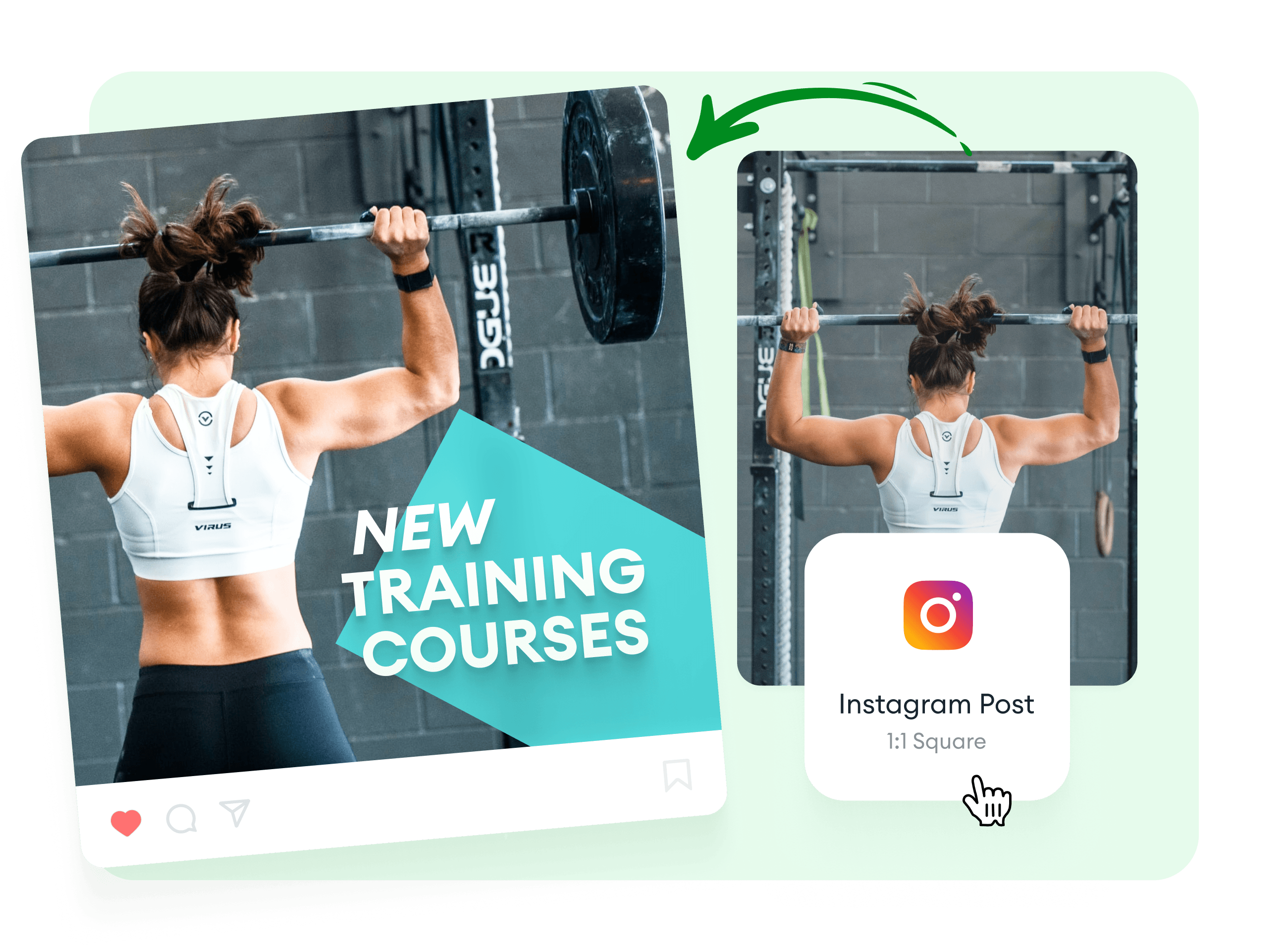Make square videos for Instagram 