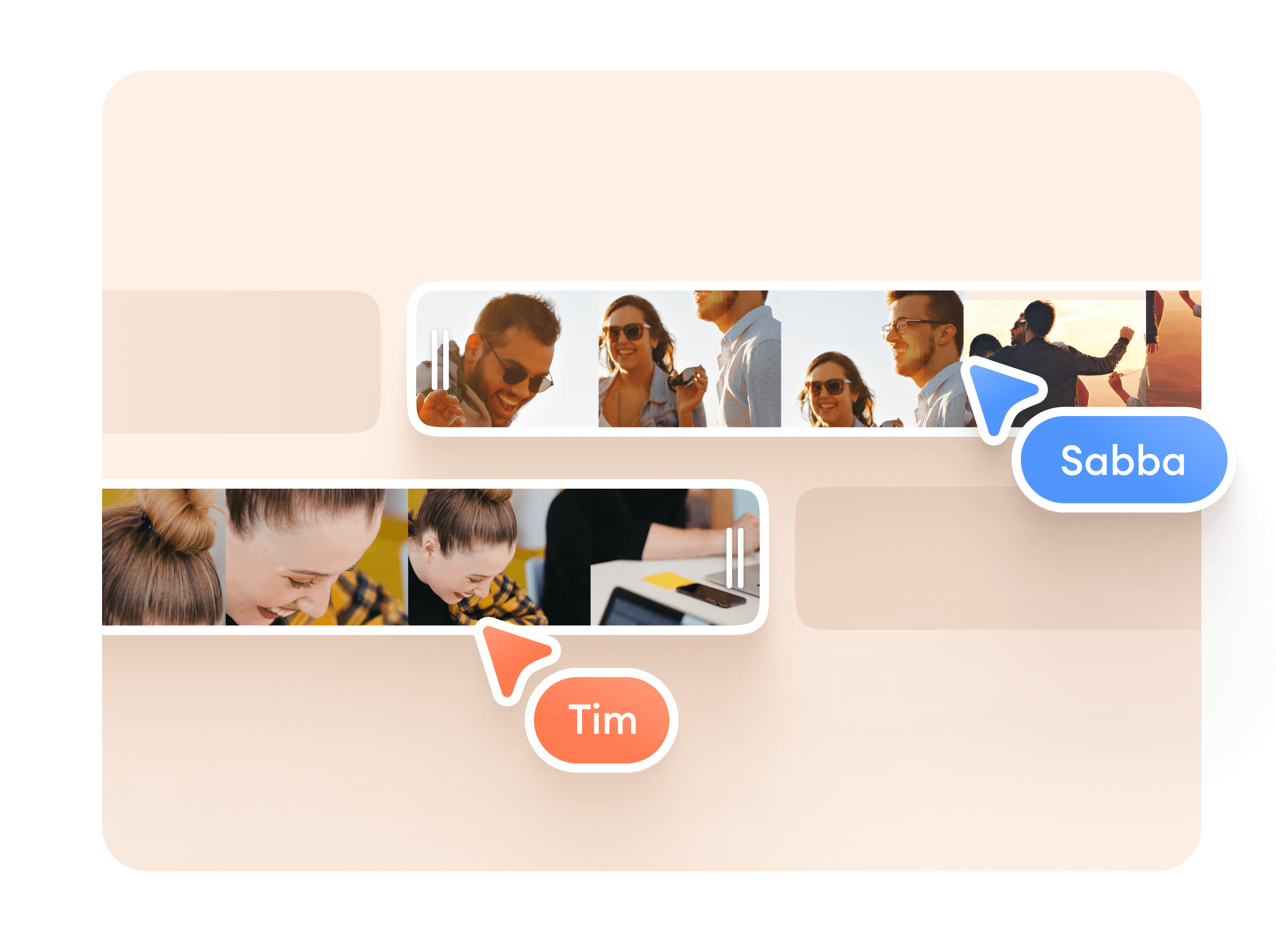 Merge your footage with our simple movie maker