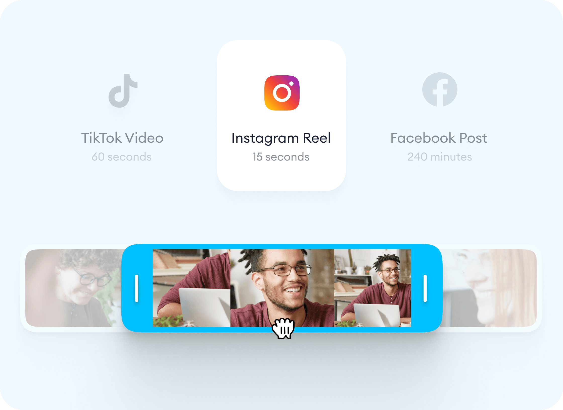 Quickly & easily cut for social media
