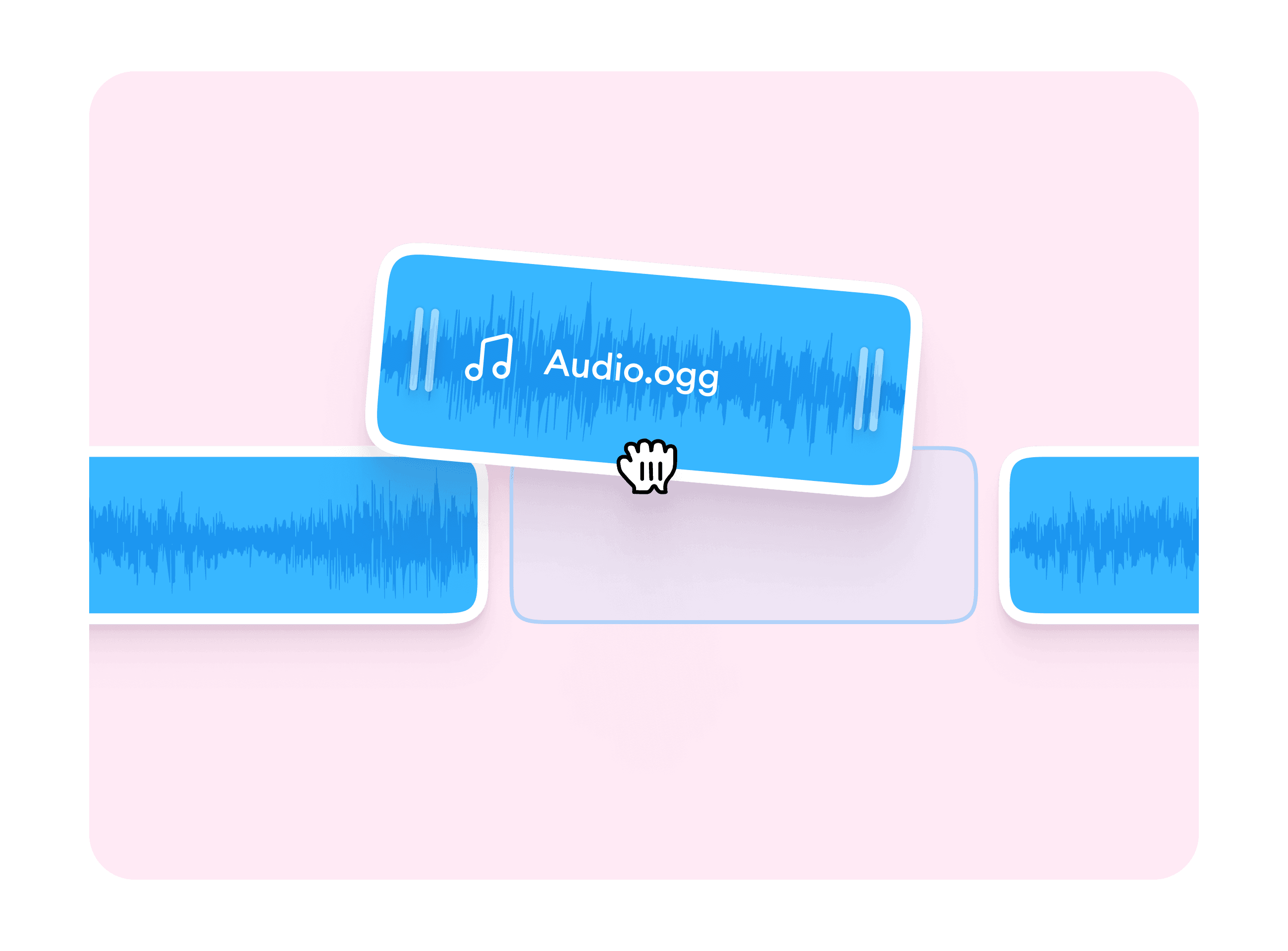 Rearrange audio clips