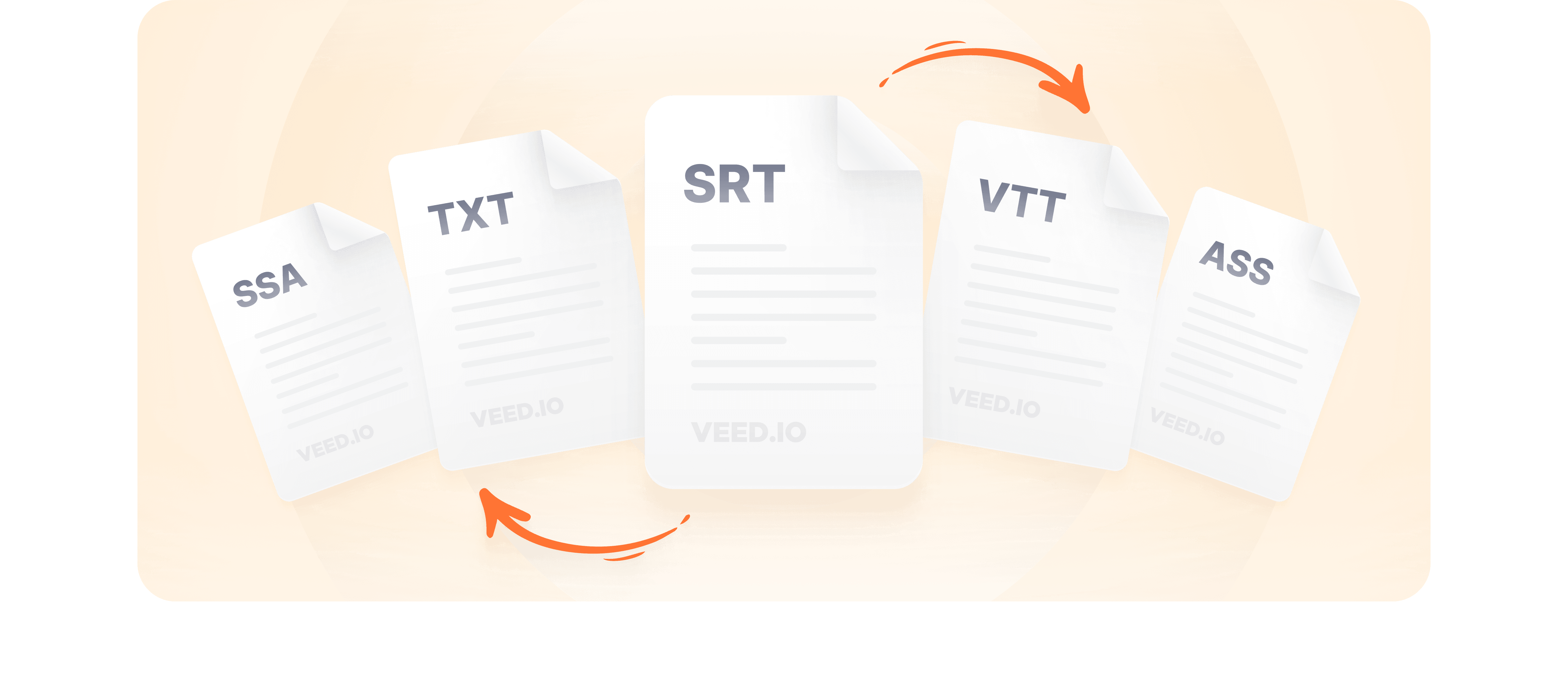 SRT Converter Convert SRT Files to TXT, VTT and more VEED.IO