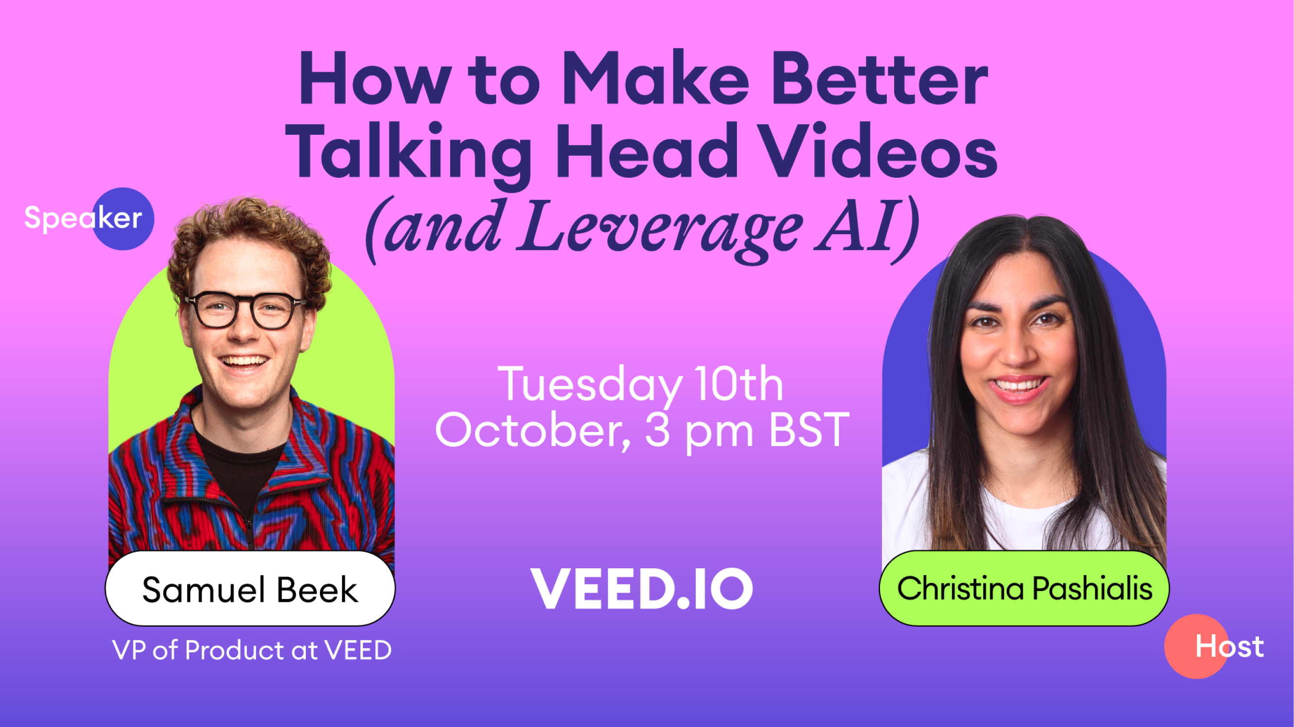 How to Make Better Talking Head Videos (and Leverage AI)