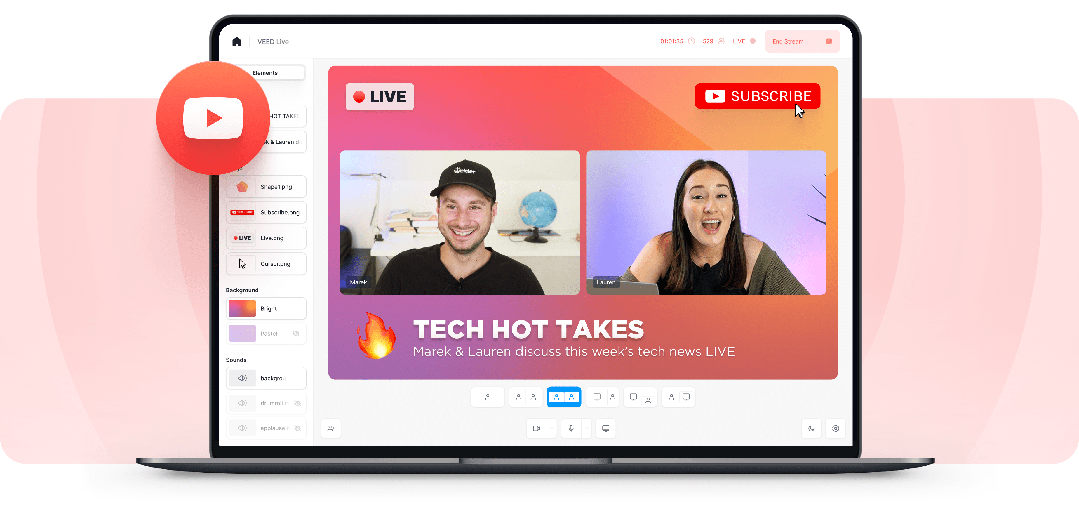 Go live on YouTube Free Streaming Software for YouTube, Online