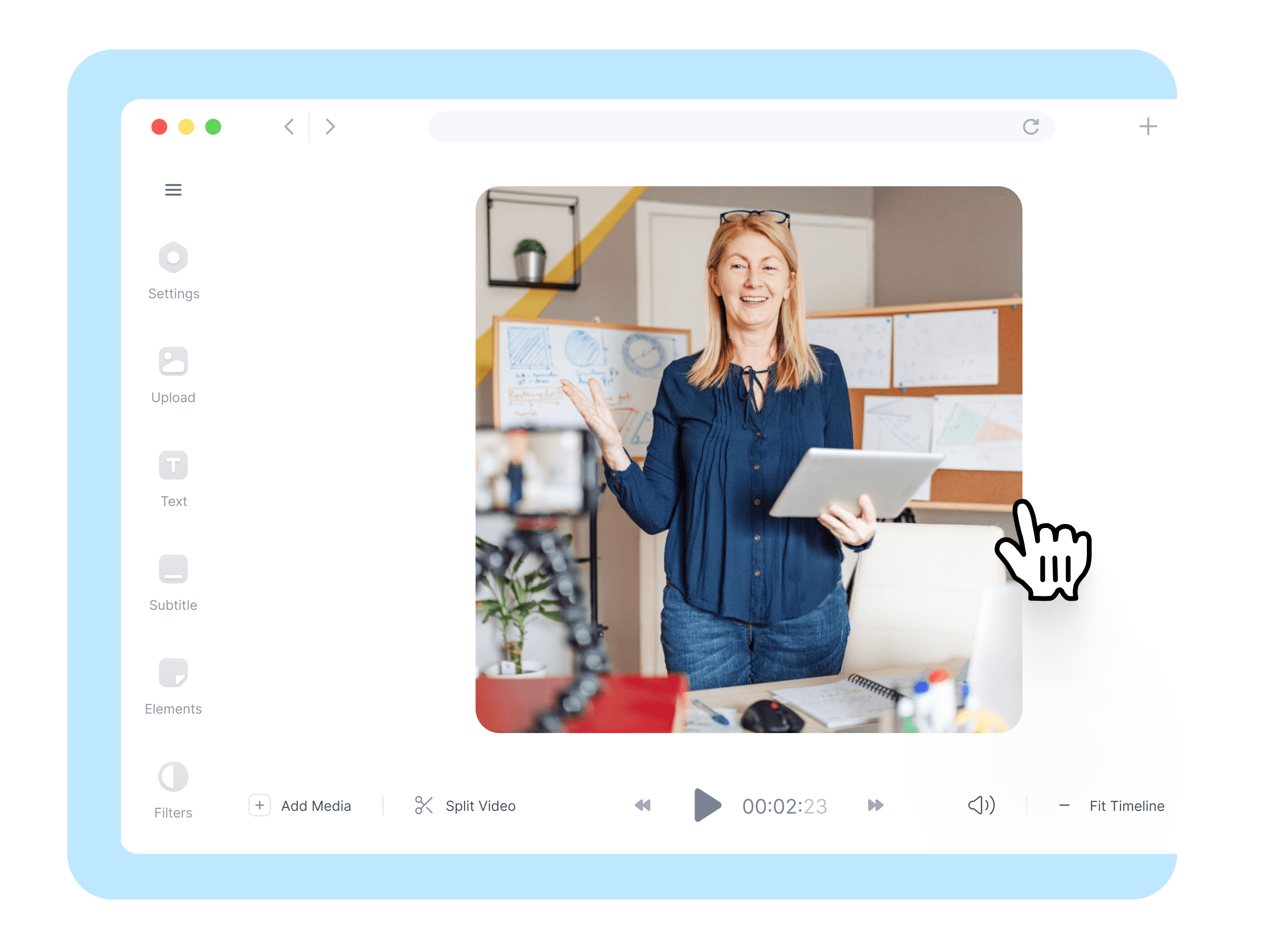 User-friendly video editor