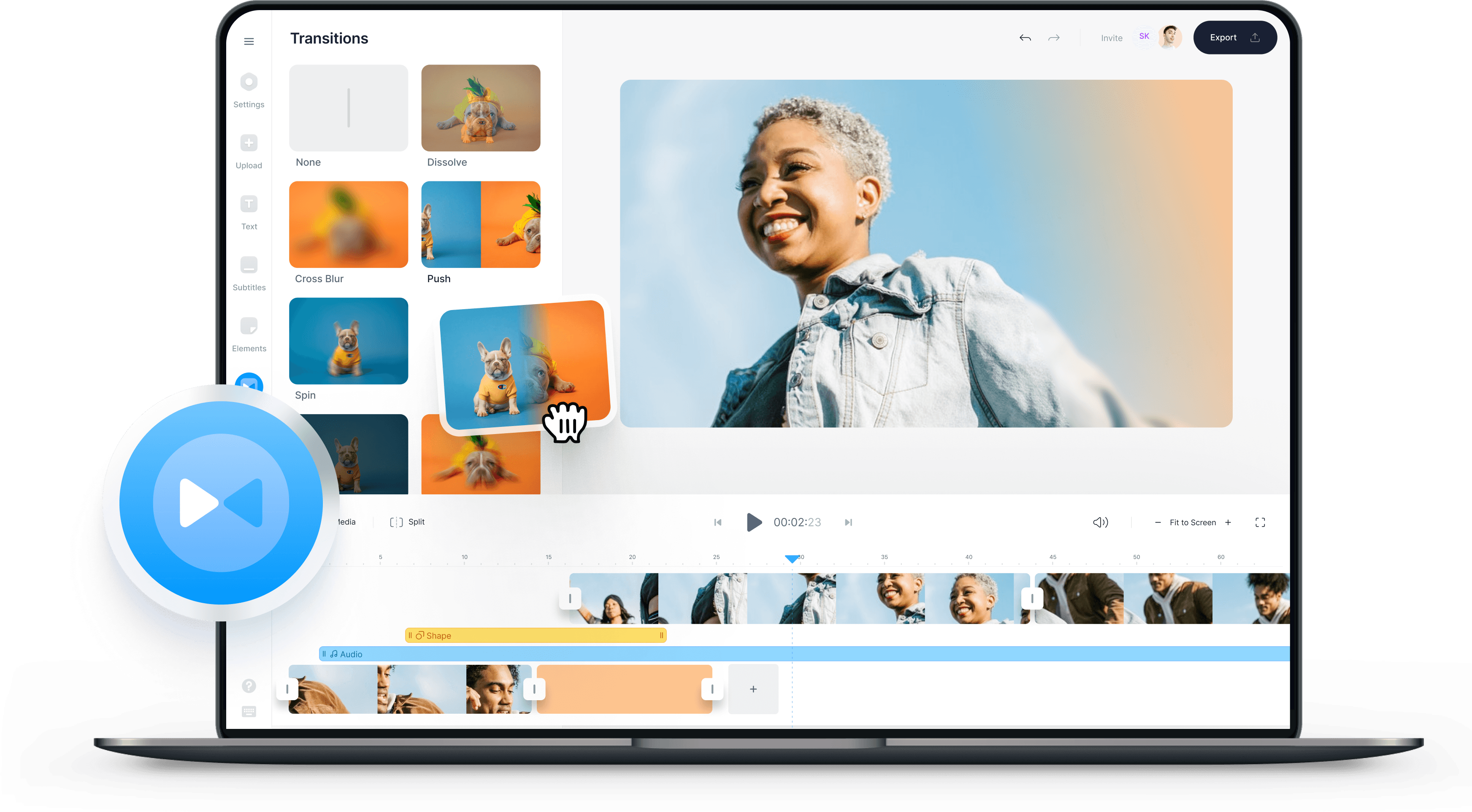 ZoomIn Transition Effect Video Transitions VEED.IO