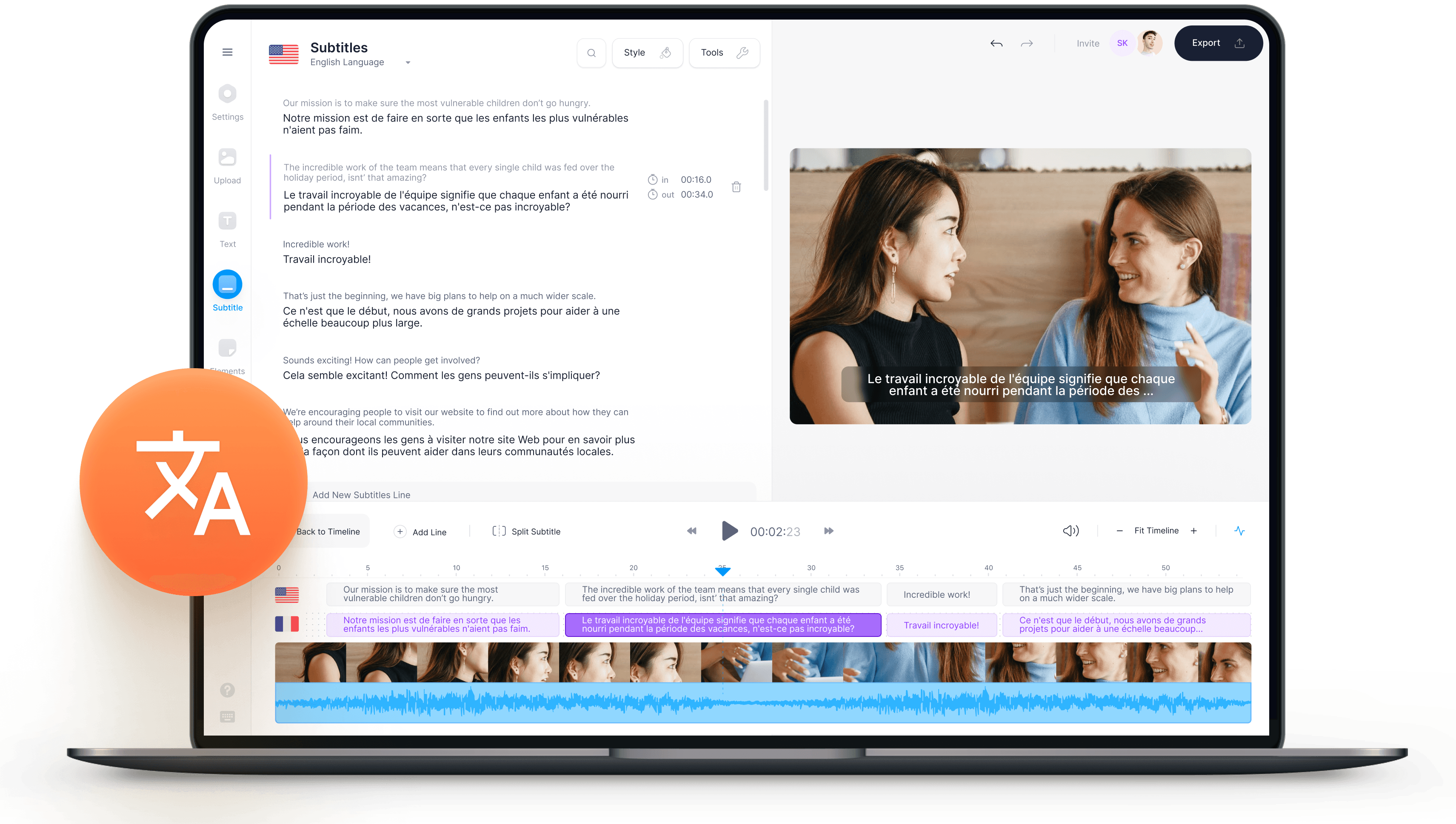 Accurate English to Mandarin Video Translator VEED.io