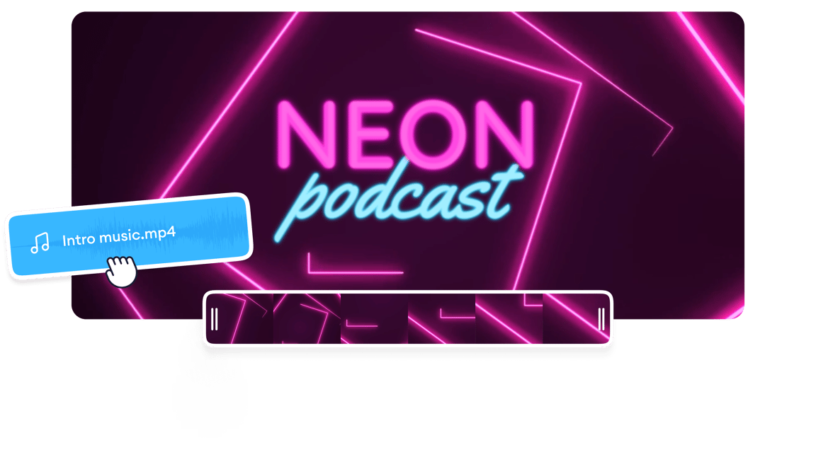 Free Neon Intro and Logo reveal Maker Online