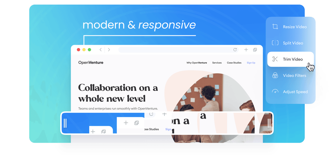 Website Design Ad Video Maker