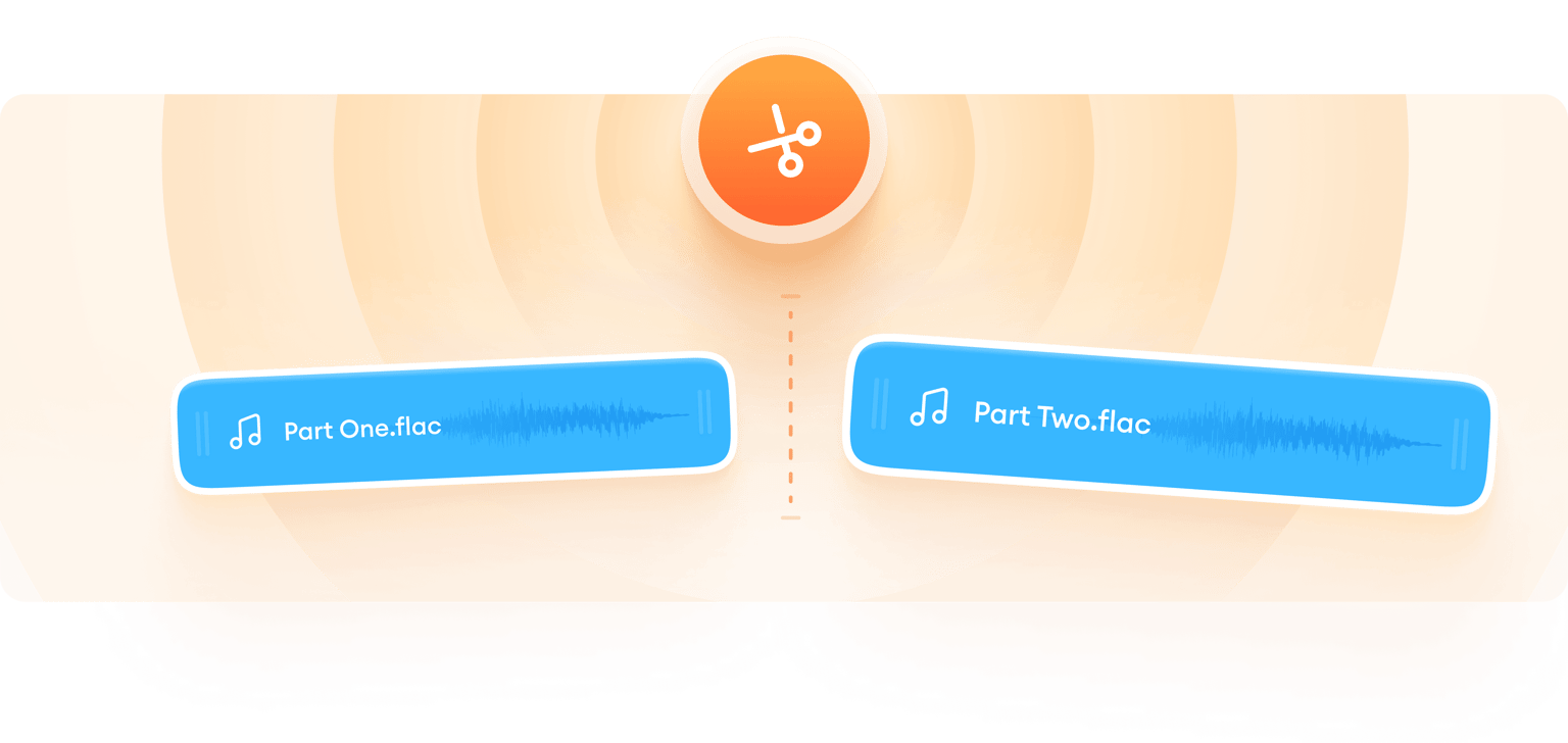 Бесплатный онлайн-разделитель FLAC - разделяйте FLAC, MP3 и другие  аудиоформаты - VEED.IO