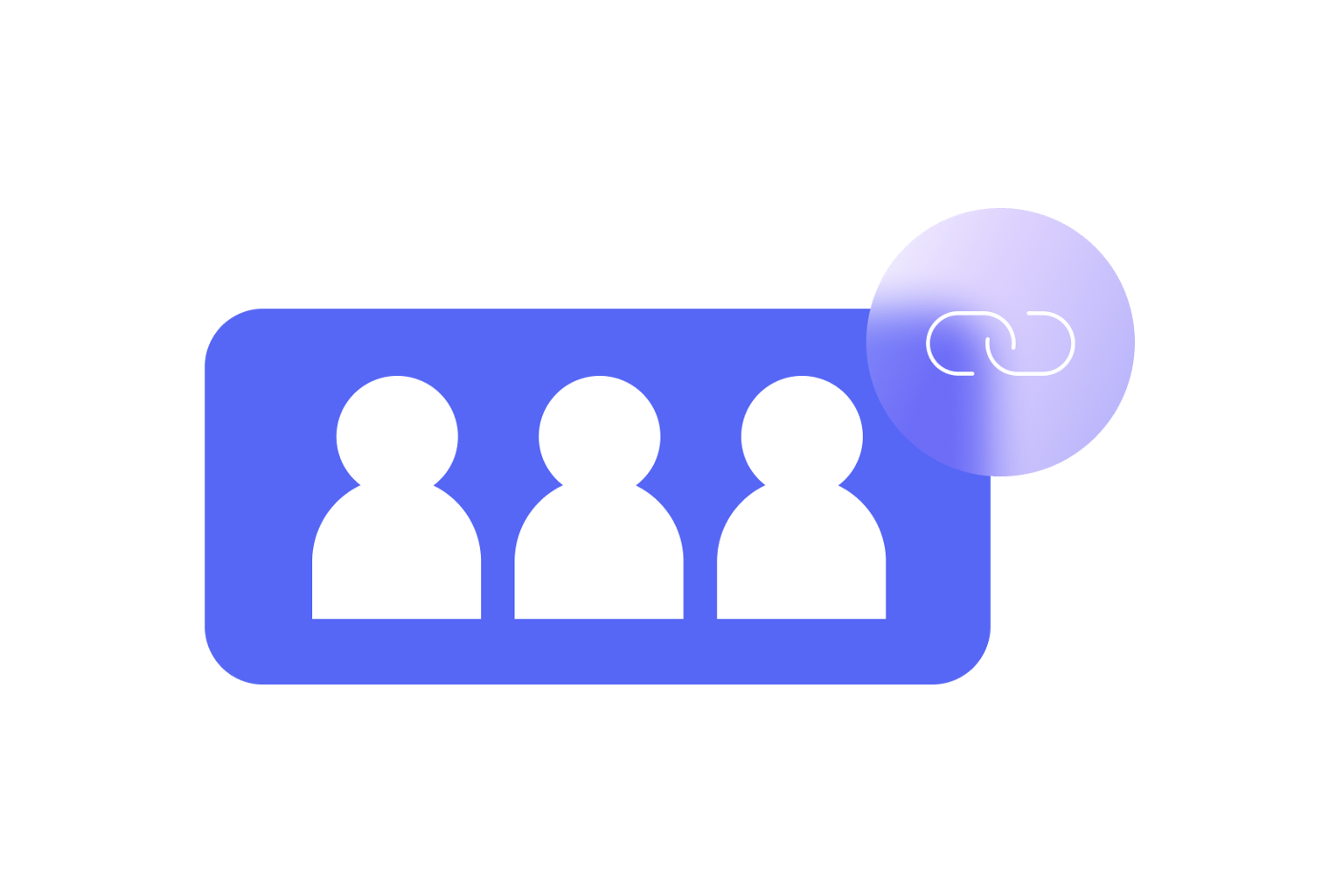 Share your link feature allowing multiple users to access content through a single shareable link.
