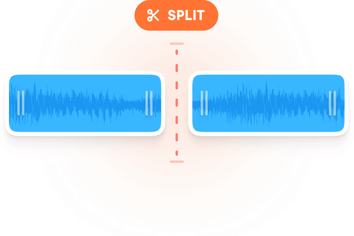 Split audio