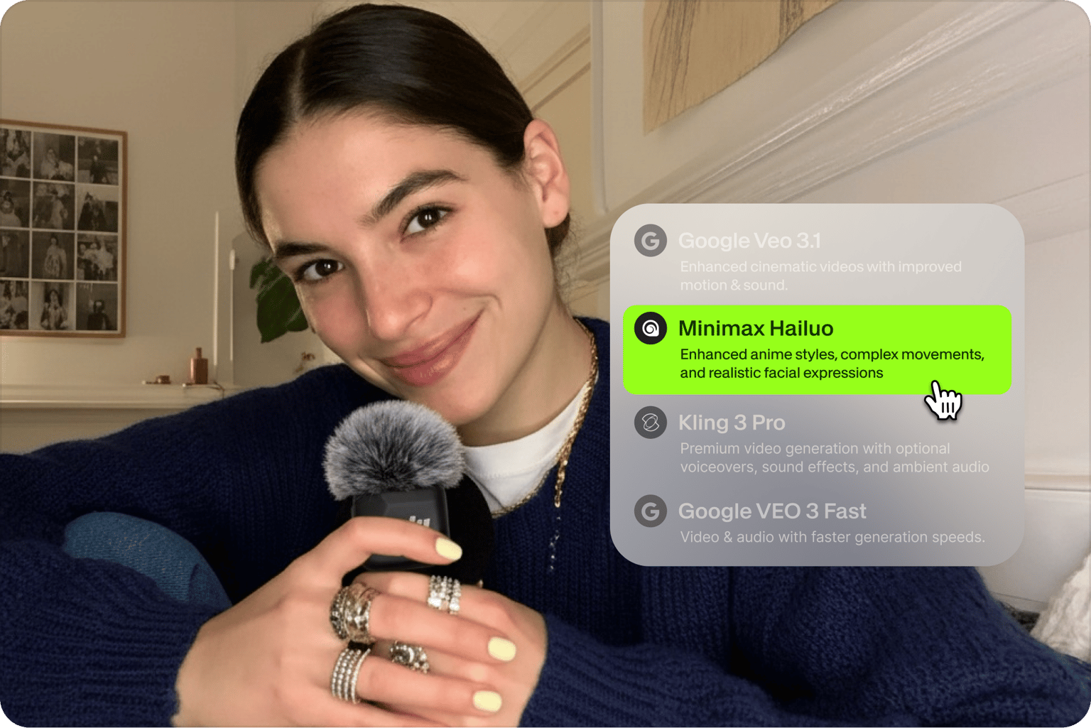 Customer message confirming satisfaction with VEED's affordable pricing for high-volume video generation.
