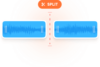 Split audio