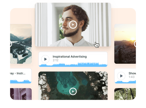 A wide selection of stock audio and videos.png