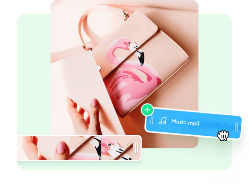 Add images & music Don’t just rely on a plain video! 