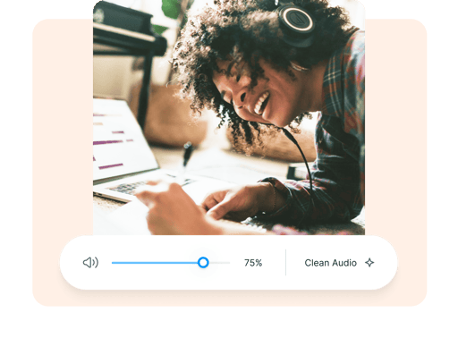 Adjust the volume and mix sounds