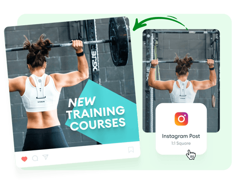Make square videos for Instagram
