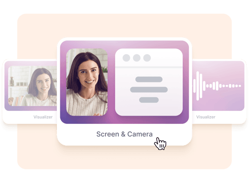 Online screen and camera recorder