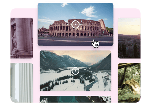 Use stock videos and personalize