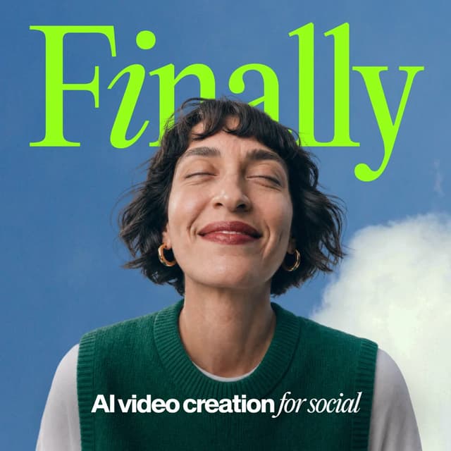 Finally, AI video creation for social