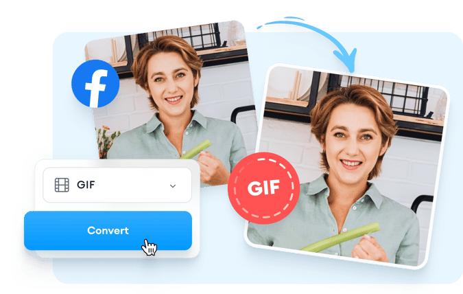 Convert Facebook Video to GIF 